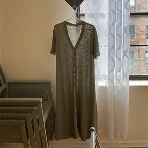 Zara Knit Green Dress